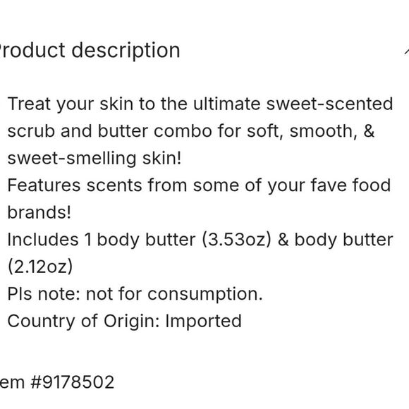 Taste Beauty Sour Patch Kids Watermelon Scented Body Scrub & Body Butter Set - Picture 8 of 8